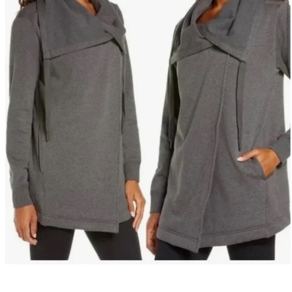 Zella Plus Size Sweatshirt Wrap Cardigan! - Picture 5 of 5